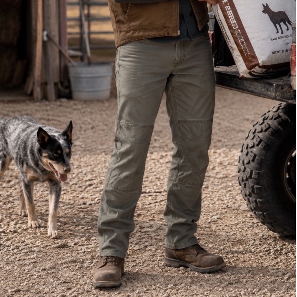WRANGLER Men ATG Utility Pants (Bundle of 2) 32x34 Cargo Articulated Work Hiking - Picture 4 of 16